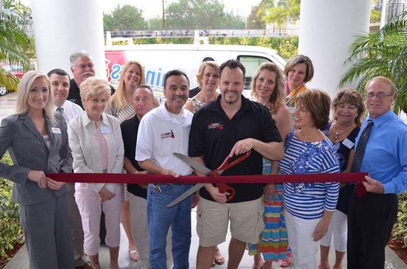 Chamber of Commerce of the Palm Beaches ribbon cutting